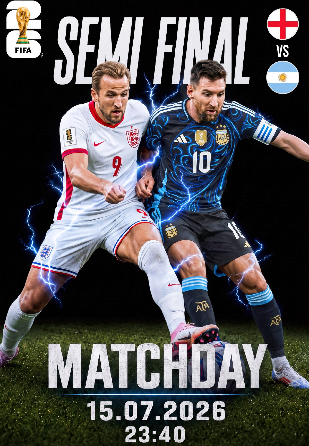Чемпионат мира по футболу FIFA 2026: Англия – Аргентина