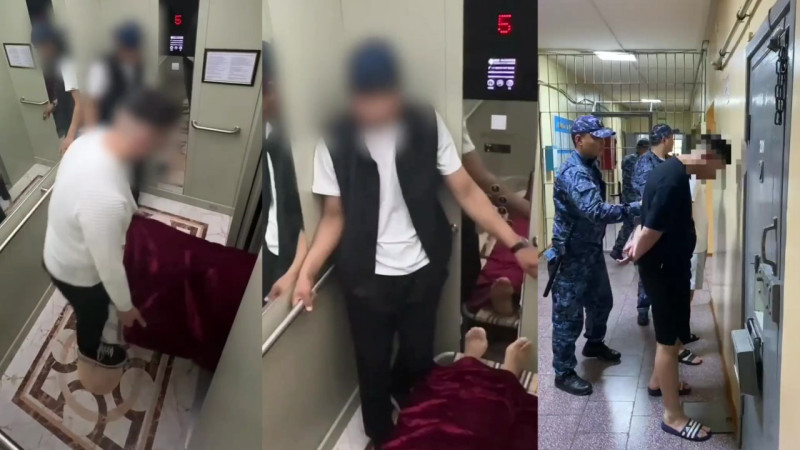 В Астане задержаны блогеры за пранк с муляжем трупа в лифте жилого дома