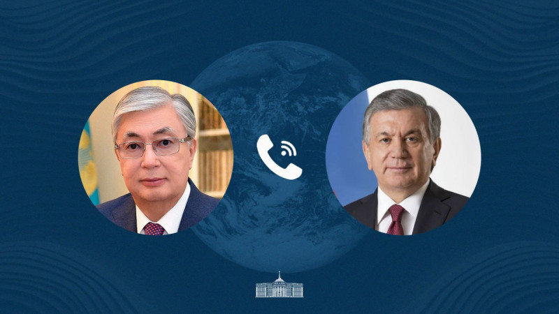 Токаев провел беседу с президентом Узбекистана