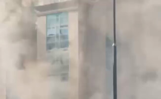 Огненный вихрь на проспекте Мангилик ел: Астана в пламени