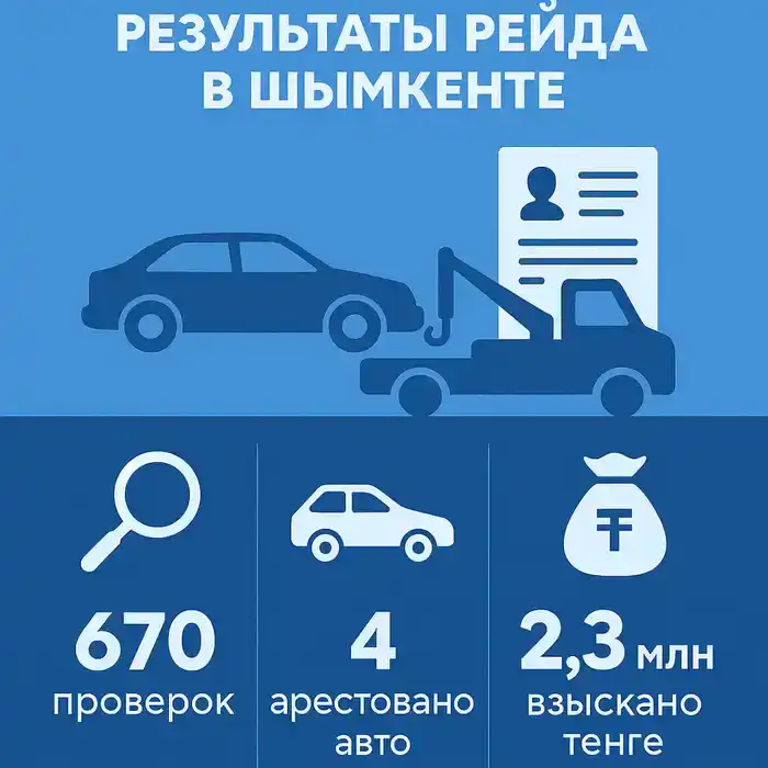 В Шымкенте во время рейда взыскали более 2,3 млн тенге алиментной задолженности