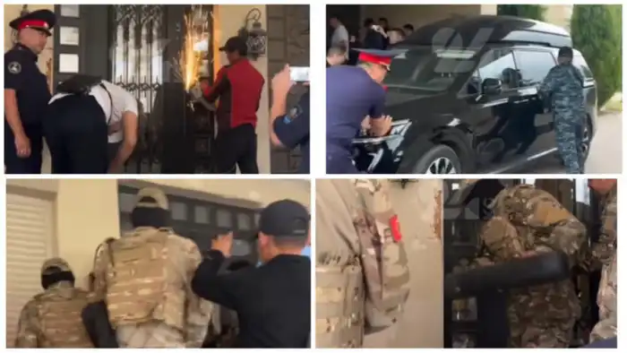 Семью Атамбаева выселили из дома в Бишкеке