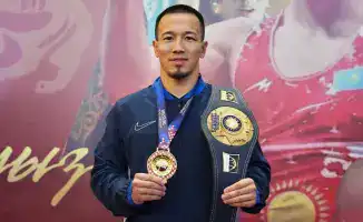 Астана встречает чемпиона: Айдос Султангали вернулся с золотом из Загреба