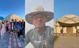 Казахская юрта на Burning Man: от Талгара до Лос-Анджелеса в пустыне Блэк-Рок