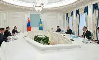 Токаев встретился с председателем парламента Монголии Дашзэгвийном Амарбаясгаланом