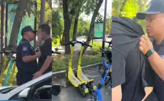 Конфликт в Алматы: полицейские вынуждены выполнять функции коммунальщиков из-за недопонимания с кикшеринговой компанией