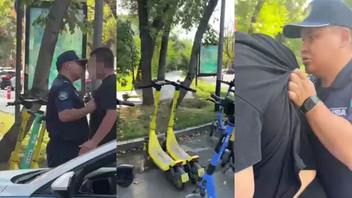 Конфликт в Алматы: полицейские вынуждены выполнять функции коммунальщиков из-за недопонимания с кикшеринговой компанией