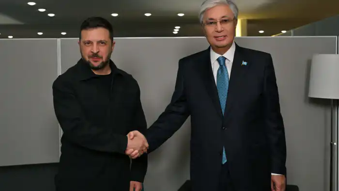Зеленский поблагодарил Казахстан за поддержку на встрече с Токаевым в Нью-Йорке