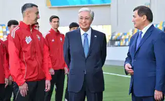 Токаев открыл ворота нового футбольного стадиона в Кызылорде: 11 тысяч сердец готовы биться в унисон