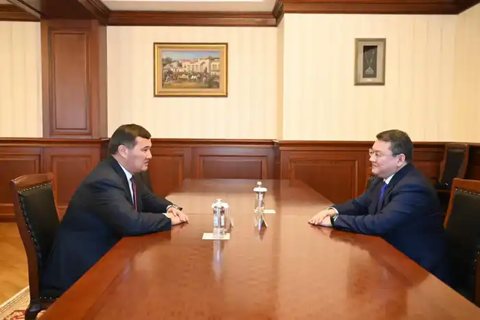 Аким Нурлыбек Налибаев обсудил с советником президента ключевые планы для Кызылординской области