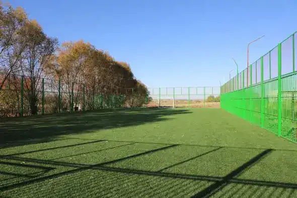 ТУРКЕСТАН: В САРЫАГАШЕ ОТКРЫТЫ МАЛЫЕ ФУТБОЛЬНОЕ ПОЛЕ И ДЕТСКАЯ ИГРОВАЯ ПЛОЩАДКА ДЛЯ ОБЩЕСТВЕННОГО ПОЛЬЗОВАНИЯ (2)