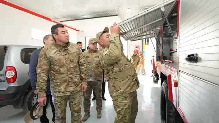 В селе Тущыкудык начал работу новый добровольный пожарный пост (9)