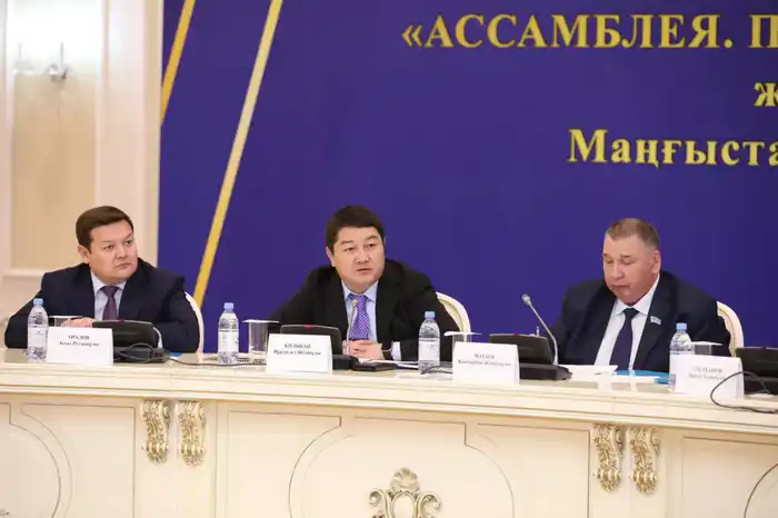 Обсуждение работы Мангистау в проекте Ассамблея Парламент Маслихаты