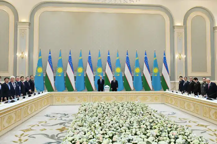 Президенты Казахстана и Узбекистана приняли участие во втором заседании Высшего межгосударственного совета (8)