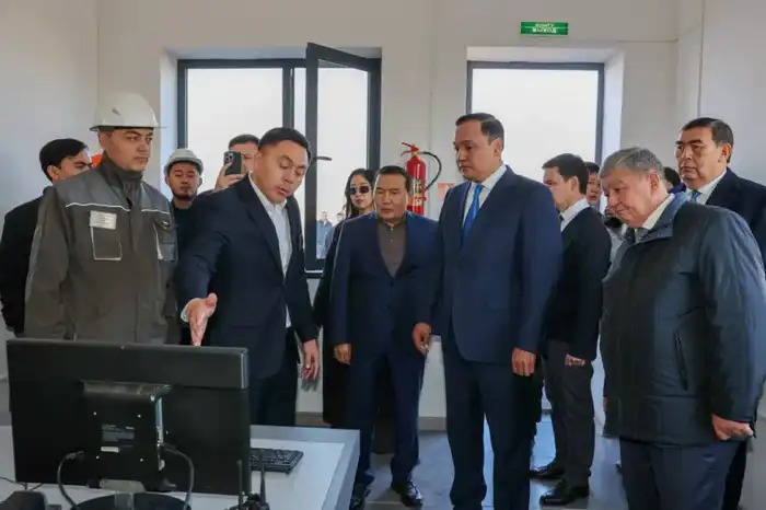 Завод по производству извести запустили в Жамбылской области (5)