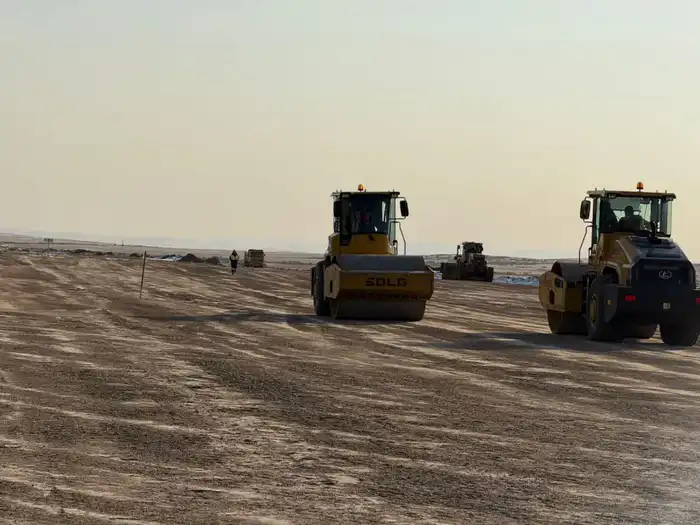 В области Абай проверили ход строительства железнодорожной линии «Бахты - Аягоз» (2)