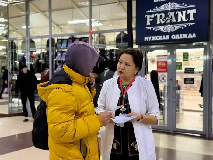 В Астане прошла акция по профилактике СПИДа с тестированием и информацией для молодежи