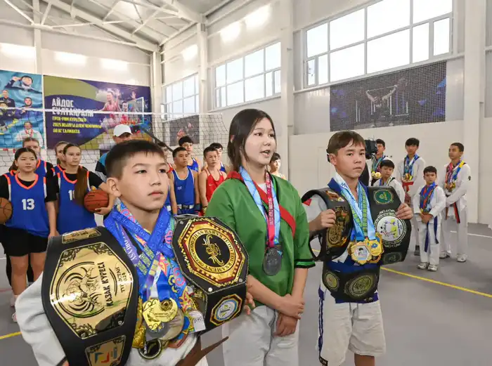 В Шиелийском районе открылся физкультурно-оздоровительный комплекс (9)