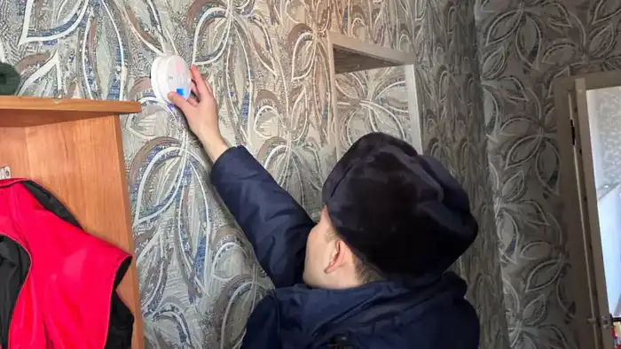 Установка 4500 пожарных извещателей в домах уязвимых семей Карагандинской области в 2023 году