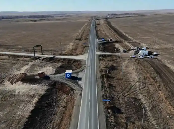 На трассе «Актобе – граница РФ» открыт участок движения протяжённостью 96 километров (5)