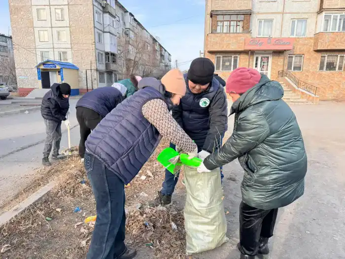 В рамках программы «Таза Казахстан» в области Ұлытау прошли экологические мероприятия (2)