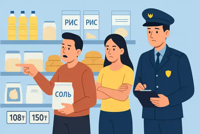 Обман потребителей в области Абай: меры против завышения цен на продукты