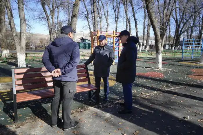 В селе Карабулак открыт новый парк «Жеңіс» площадью 5,6 га с современными площадками