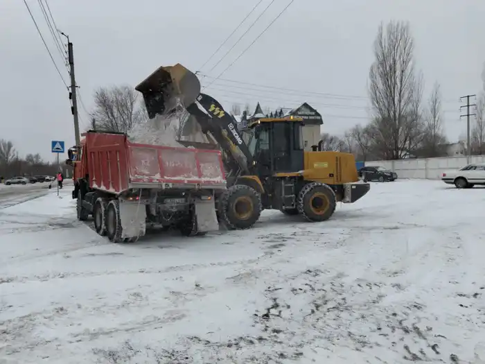 Свыше 2 800 дорожных рабочих вышли на уборку снега в Астане (4)