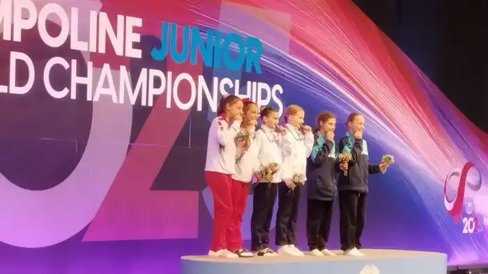 В воздухе мечты: Юная батутистка из Караганды завоевала бронзовую медаль мирового первенства