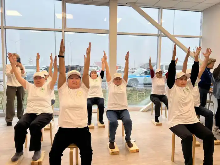 Новый физкультурно-оздоровительный комплекс открыли в столичном районе Алматы (6)