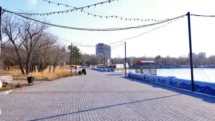 В Центральном парке Караганды посчитали деревья (2)