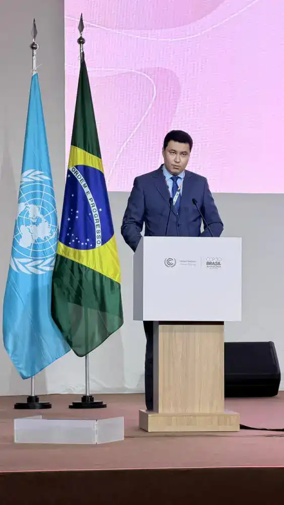 Выступление на пленарной сессии высокого уровня Конференции ООН по изменению климата COP30 (7)