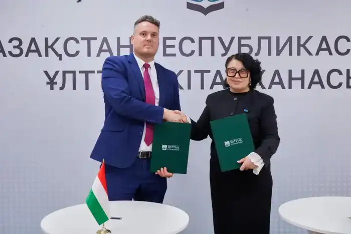 Национальная библиотека Республики Казахстан и Генеральное консульство Венгрии подписали меморандум о сотрудничестве (2)