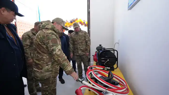 Чингис Аринов дал старт работе нового ДПФ в селе Жуантобе (10)