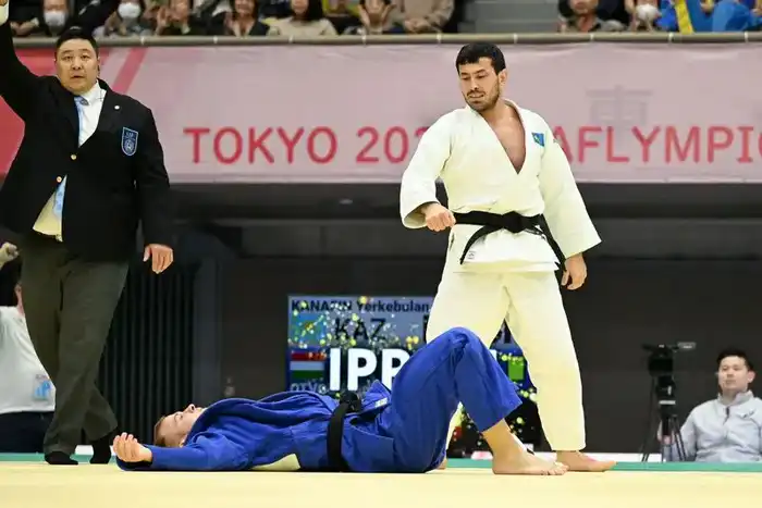 Золото Сурдлимпиады завоевал дзюдоист из Карагандинской области Еркебулан Канафин (3)