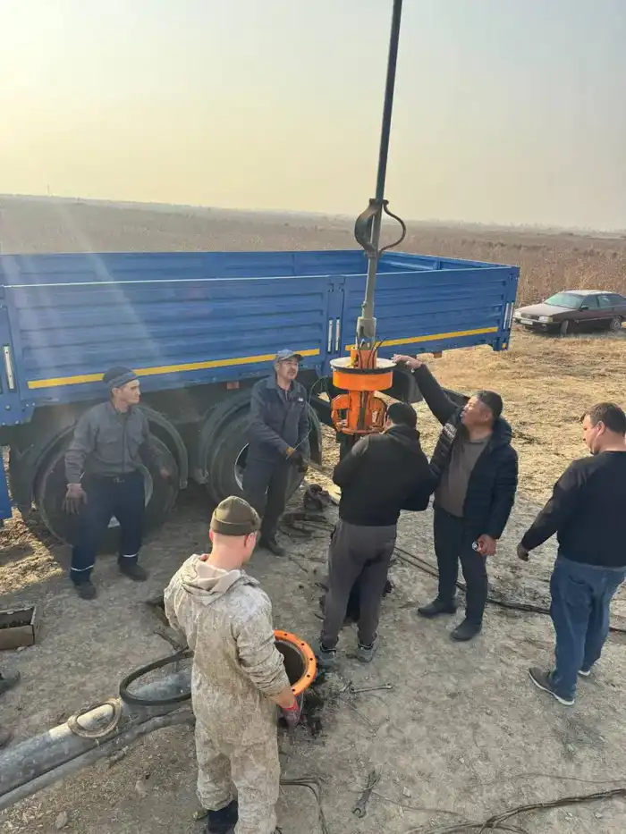 В Туркестанской области тестируют инновационную технологию беструбного водоподъема для снижения затрат на дренажные скважины