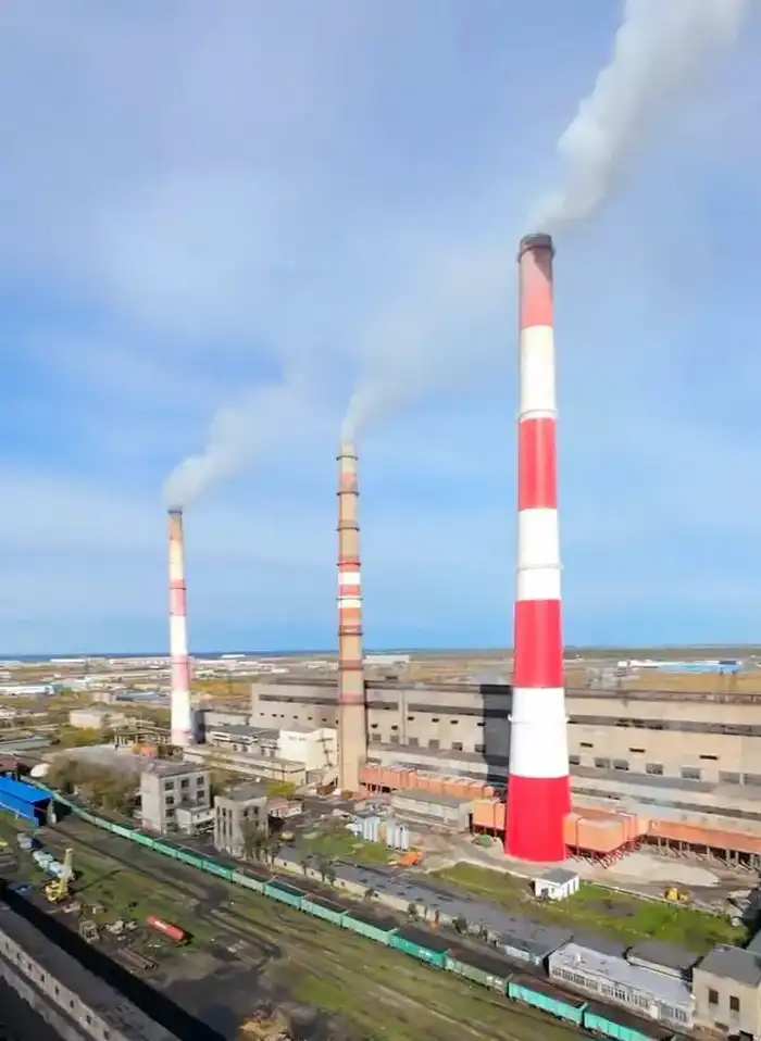 Петропавловская ТЭЦ-2 вошла в отопительный сезон с новой дымовой трубой (4)