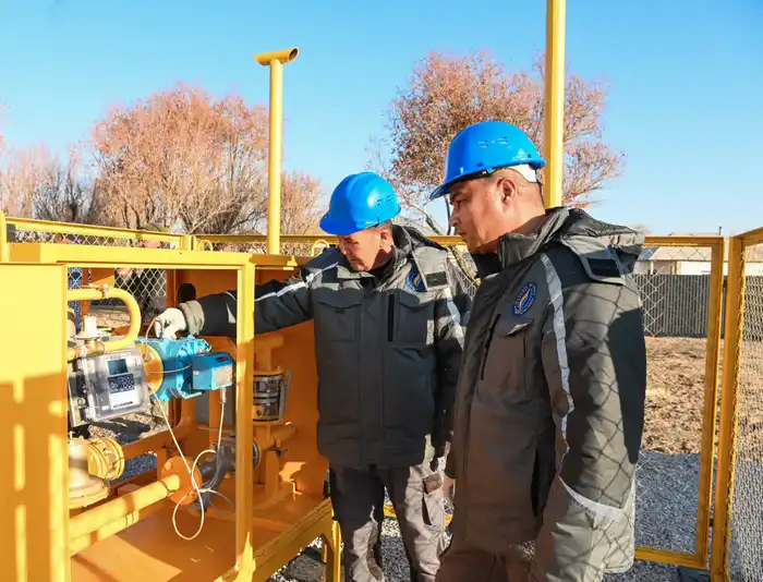В Шагане состоялось подключение природного газа