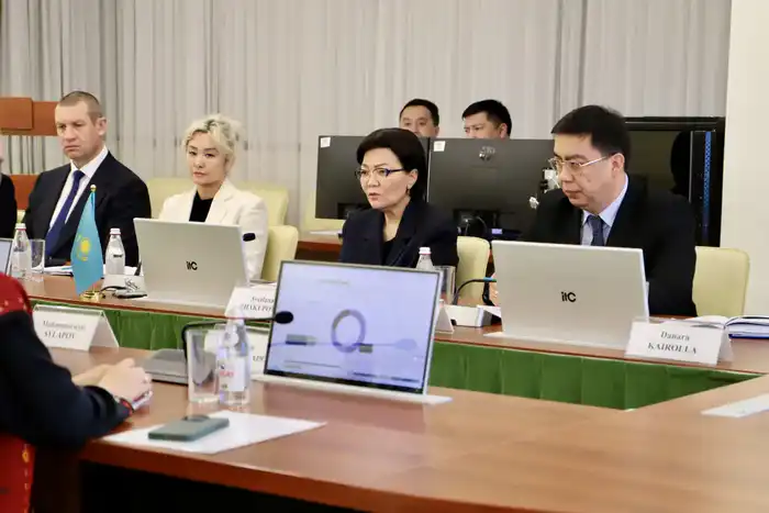 С. Жакупова обсудила развитие сотрудничества и цифровизацию в социально-трудовой сфере с главой Минтруда Туркменистана М. Сылаповым (2)