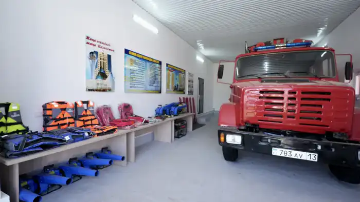 Глава МЧС открыл добровольный пожарный пункт в Бакырлы (3)