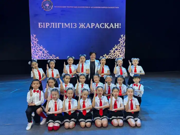 Танцевальные звезды детской студии «Жас сарбаз» взошли на пьедестал в конкурсе «Бірлігіміз жарасқан»