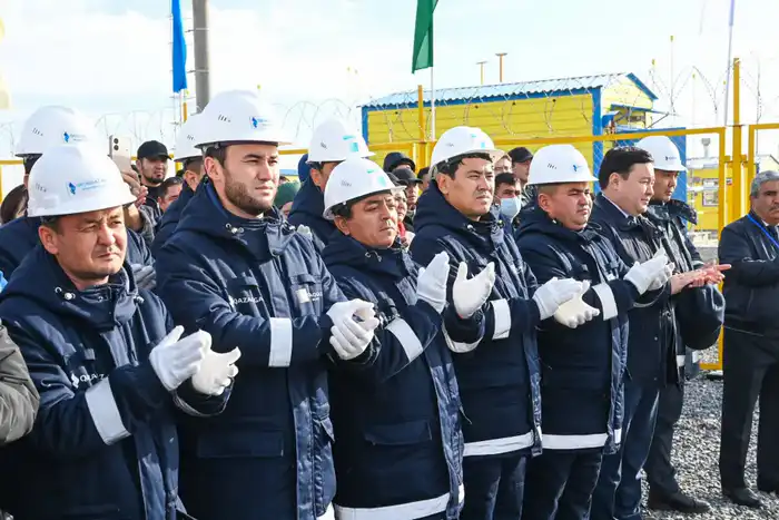 В Жанакоргане запущена автоматическая газораспределительная станция (3)