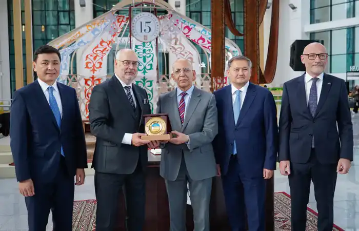 Президент Эстонии провел лекцию для студентов Nazarbayev University