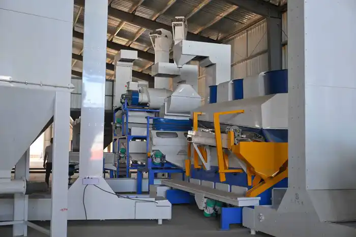 Новый комбикормовый завод в селе Маканчи