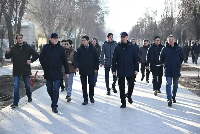 Благоустройство улицы Пушкина в Алматы