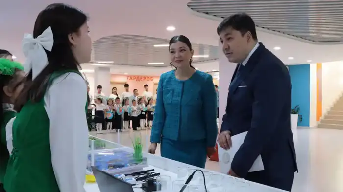 Более тысячи школьников Кызылординской области приняли участие в открытом уроке на тему экономии воды (6)