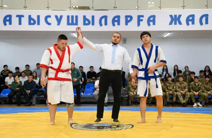 В Астане определили победителя «Жас сарбаз барысы» среди учащихся школ и колледжей (3)