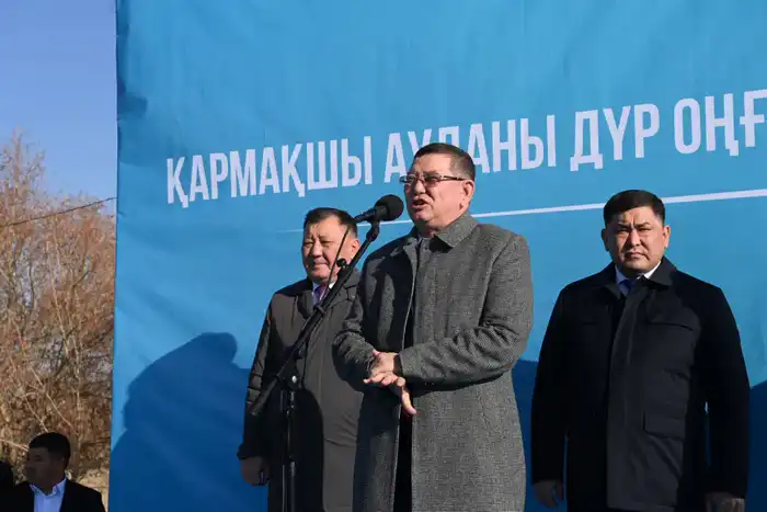 Село Дур Онгар Кармакшинского района подключено к газу (8)