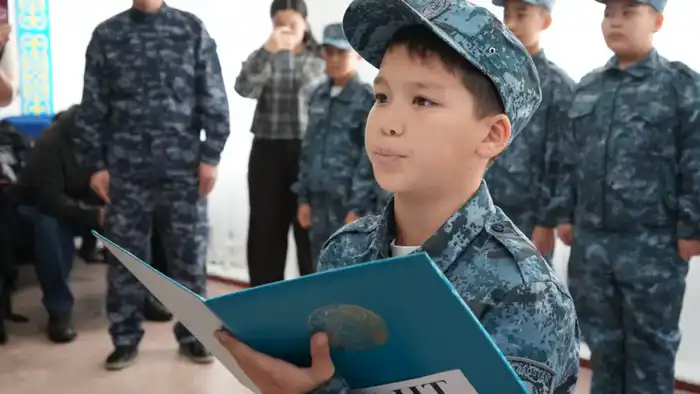 В Бухар-Жырауском районе открыли класс «Жас сақшы» для воспитания юных защитников порядка