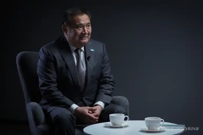 Аким Акмолинской области Марат Ахметжанов. Фото: ©️ / Маржан Куандыкова